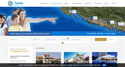 Desktop Screenshot of croazia-appartamenti-alberghi.it